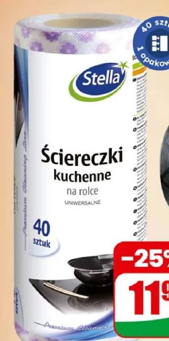 Ściereczki kuchenne na rolce uniwersalne