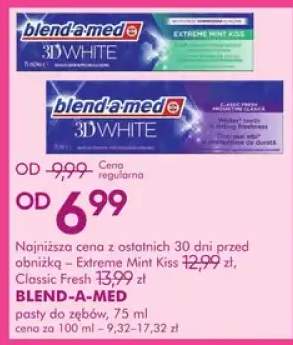 Pasta do zębów 3D White Extreme Mint Kiss, Classic Fresh