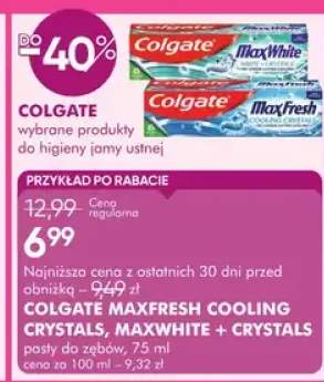 Pasta do zębów Colgate Maxfresh Cooling Crystals, Maxwhite + Crystals