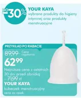 Kubeczek menstruacyjny cena za opak.