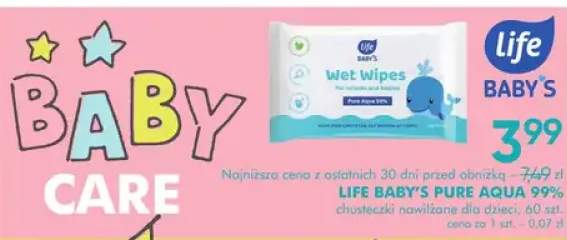 Chusteczki nawilżane dla dzieci, 60 szt.