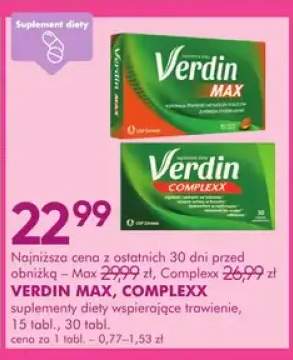 Suplement diety Verdin Max, Complex