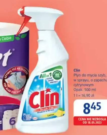 Płyn do mycia szyb w sprayu o zapachu cytrynowym Allin1 Lemon