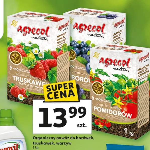 Organiczny nawóz do borówek, truskawek, warzyw