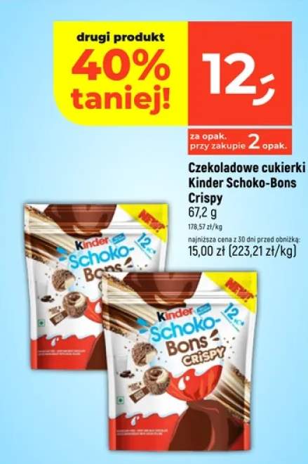 Czekoladowe cukierki Schoko-Bons Crispy