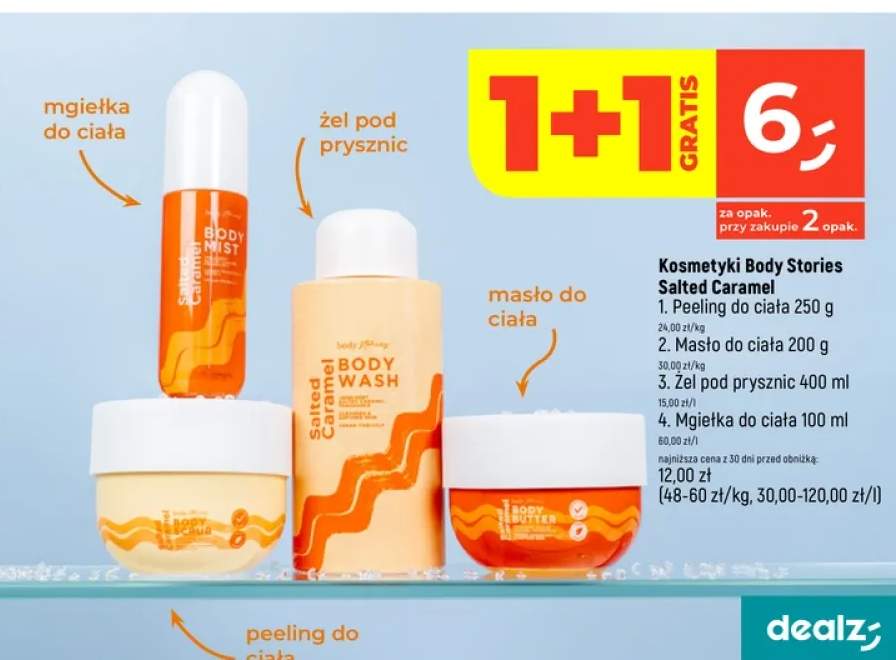 Kosmetyki Salted Caramel - żel pod prysznic