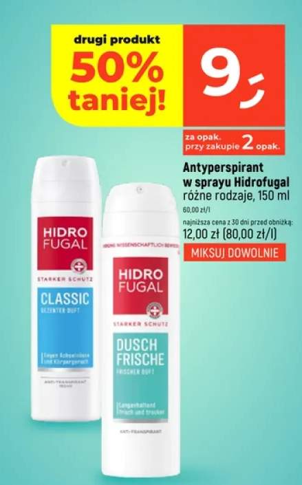 Antyperspirant w sprayu różne rodzaje, 150 ml