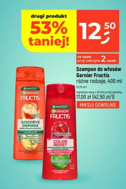 Szampon do włosów różne rodzaje, 400 ml