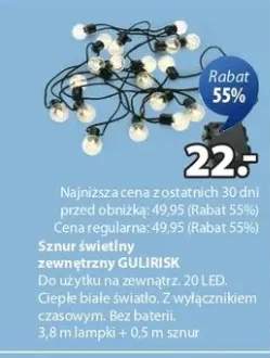 Sznur świetlny zewnętrzny