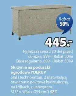 Skrzynia na poduszki ogrodowe