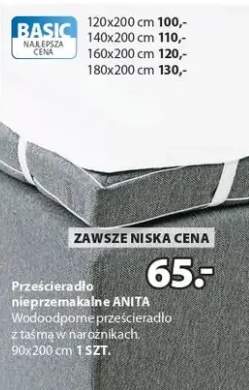 Prześcieradło nieprzemakalne Anita