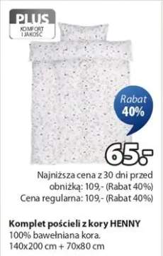 Komplet pościeli z kory Henny