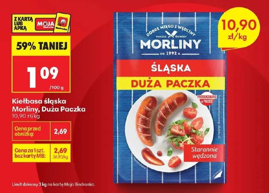 Kiełbasa śląska duża paczka