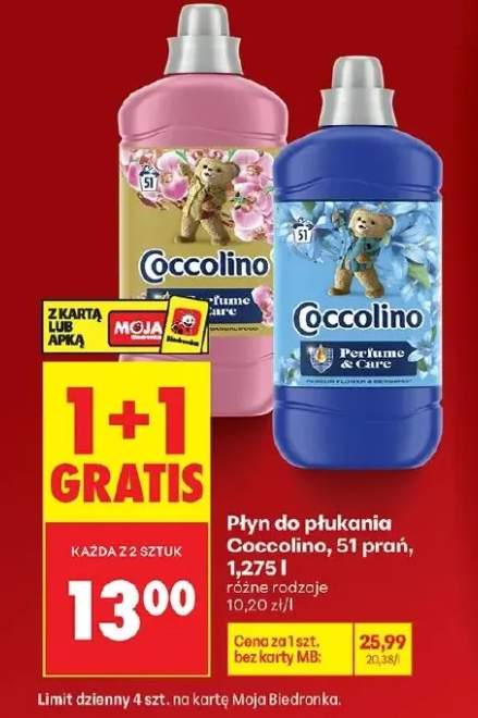 Płyn do płukania, 51 prań, różne rodzaje