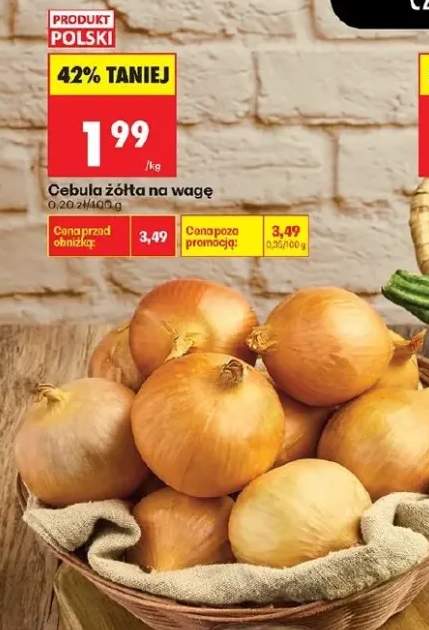 Cebula żółta na wagę