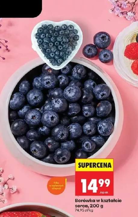 Borówka w kształcie serca