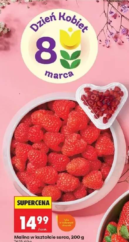 Malina w kształcie serca