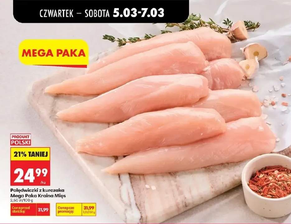 Polędwiczki z kurczaka Mega Paka