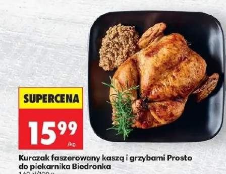 Kurczak faszerowany kaszą i grzybami Prosto do piekarnika