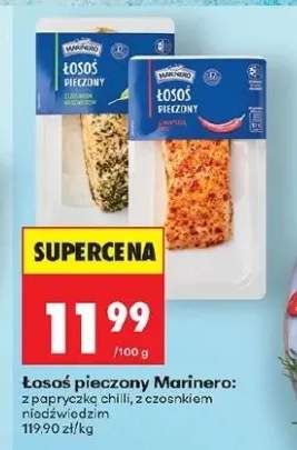 Łosoś pieczony z papryką chilli