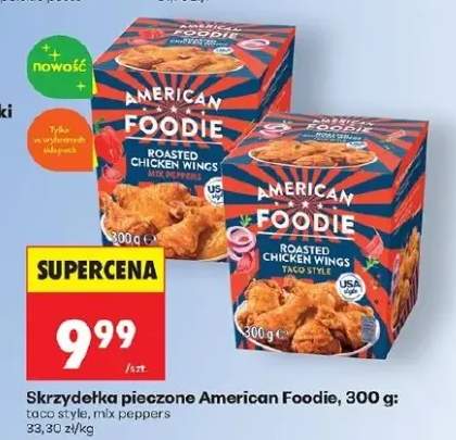 Skrzydełka pieczone taco style