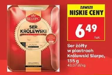 Ser żółty w plastrach Królewski