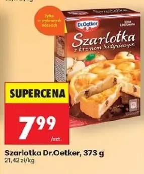 Szarlotka z kremem budyniowym