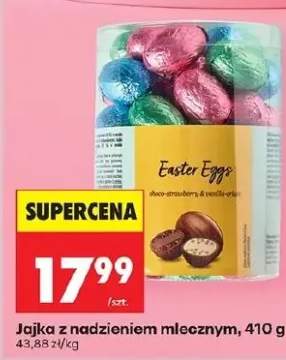 Jajka czekoladowe Easter Eggs z nadzieniem mlecznym