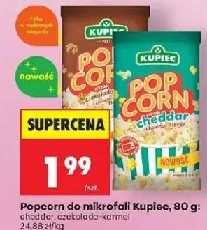 Popcorn do mikrofalówki cheddar