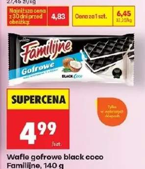 Wafle gofrowe black coco