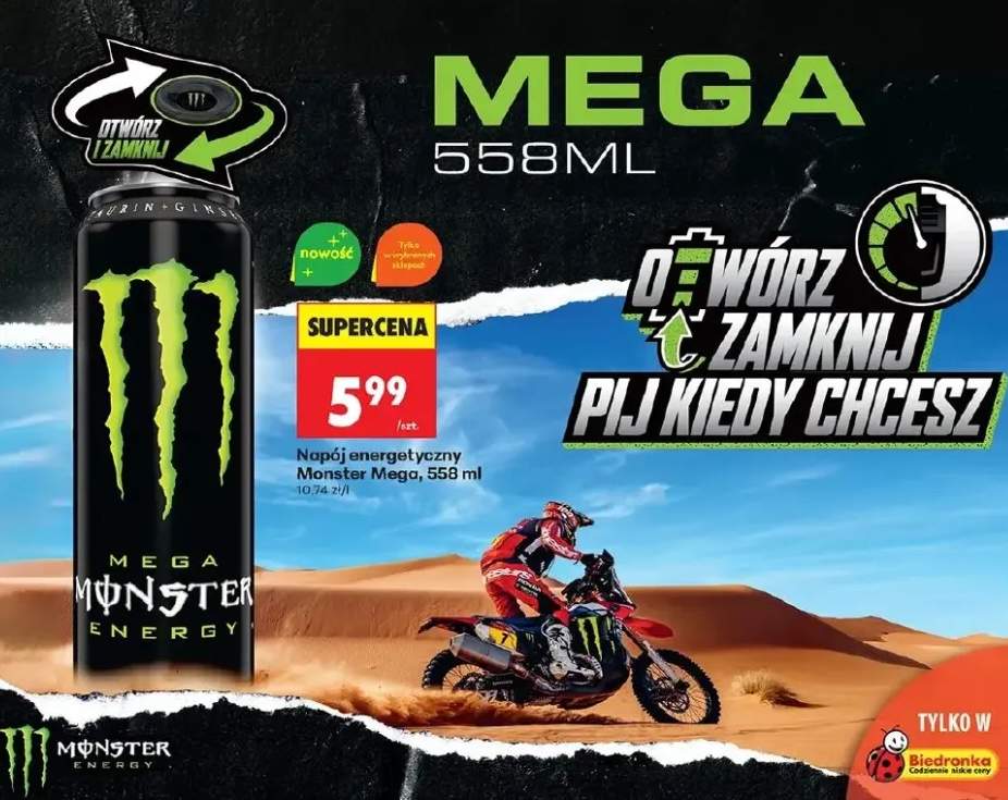 Napój energetyczny Mega