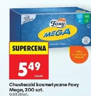 Chusteczki kosmetyczne Mega