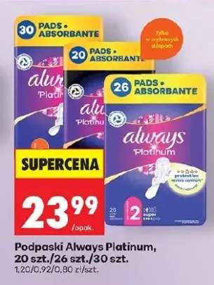 Podpaski Platinum 20szt.