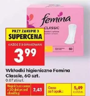 Wkładki higieniczne Classic