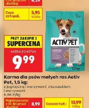 Karma dla psów małych ras jagnięcina i warzywa, z kurczakiem i warzywami