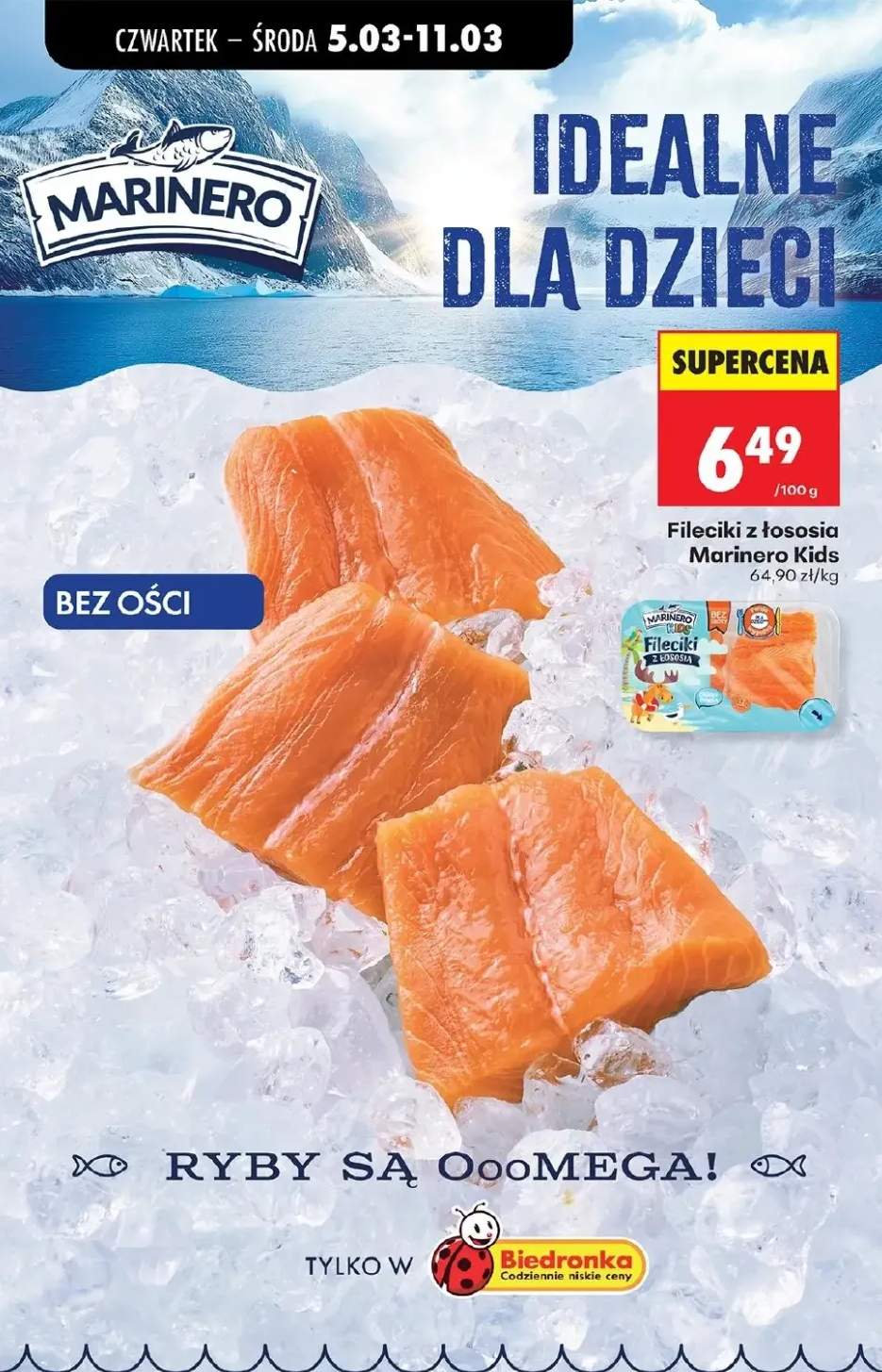 Fileciki z łososia Kids