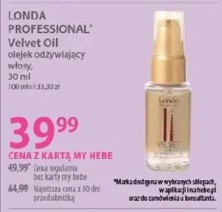 Olejek odżywiający włosy Velvet Oil