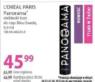 Panorama niebieski tusz do rzęs Bleu Suede