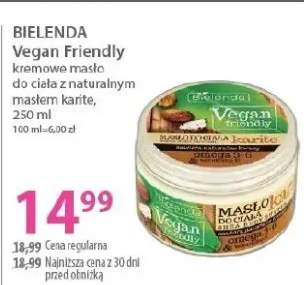 Kremowe masło do ciała z naturalnym masłem karite Vegan Friendly
