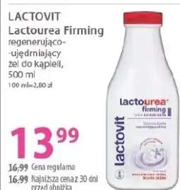 Regenerująco-ujędrniający żel do kąpieli Lactourea Firming