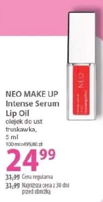 Olejek do ust truskawka Intense Serum Lip Oil