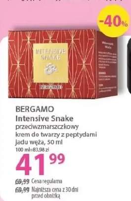 Przeciwzmarszczkowy krem do twarzy z peptydami anti wrza Intensive Snake