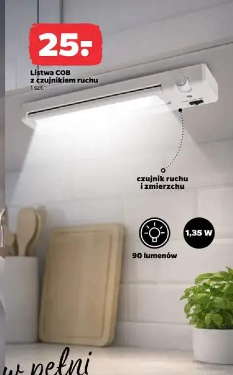 Listwa COB z czujnikiem ruchu