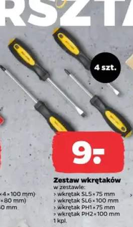 Zestaw wkrętaków