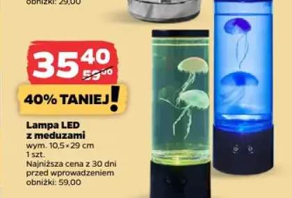 Lampa LED z meduzami