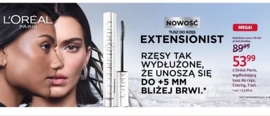 Tusz do rzęs wydłużający L'Oréal Paris czarny