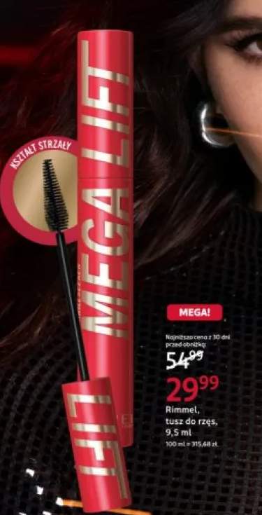 Tusz do rzęs Mega Lift