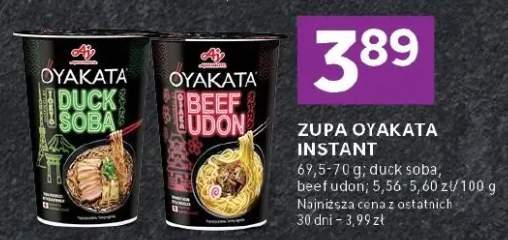 Zupa instant duck soba, beef udon