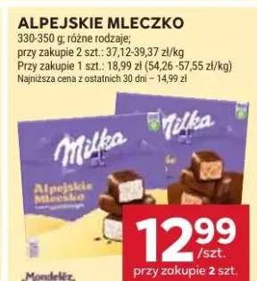 Alpejskie mleczko różne rodzaje