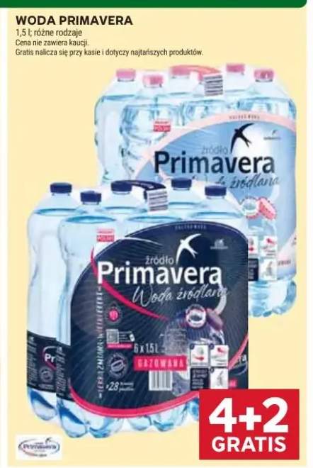 Woda Primavera różne rodzaje